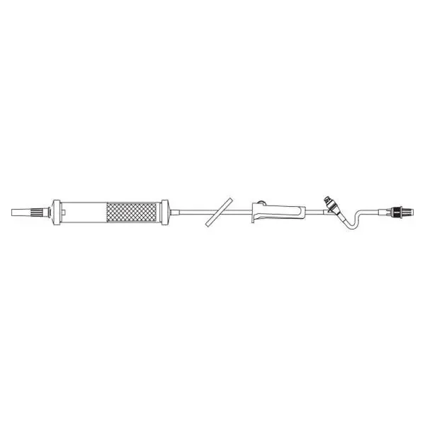 Baxter Healthcare Blood Tubing Set 10Drp Vlv Std Fltr/170-260Um Male Luer Lock Adapter 103″ 48/Ca – 2C8751