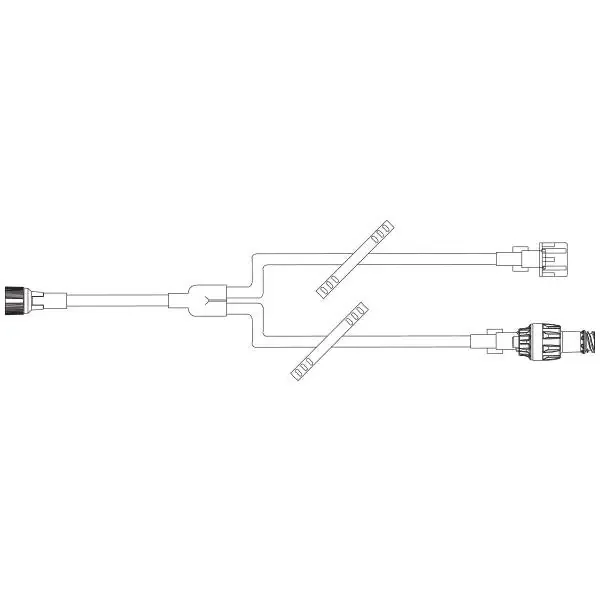 Baxter One-Link Extension Set 6.5 Inch Tubing 2 End Ports 1 mL Priming Volume DEHP-Free – 7N8377