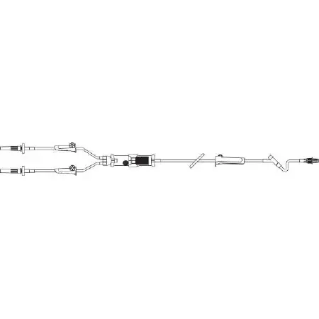 Baxter Solution Set 10 Drops / mL Drip Rate 114 Inch Tubing 1 Port – 2C6750H