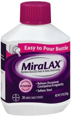 Bayer MiraLAX Laxative Powder 17.9 oz. 17 Gram Strength Polyethylene Glycol 3350 – 11523723404