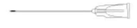 Beaver-Visitec International Visitec Atkinson Retrobulbar Needle 22 Degree Angled, Beveled Sharp Point Tip – 581275