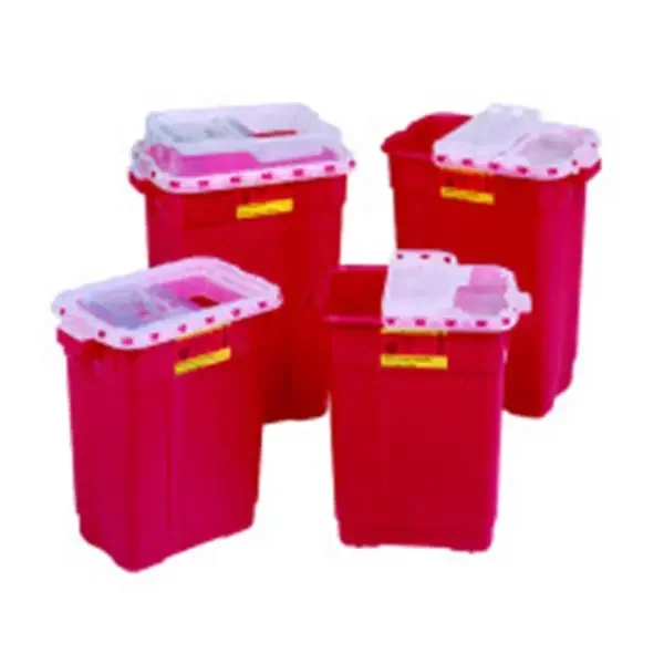 Becton-Dickinson Container Sharps 19Gal X-Large Plastic Red/Clear 5/Case – 305666