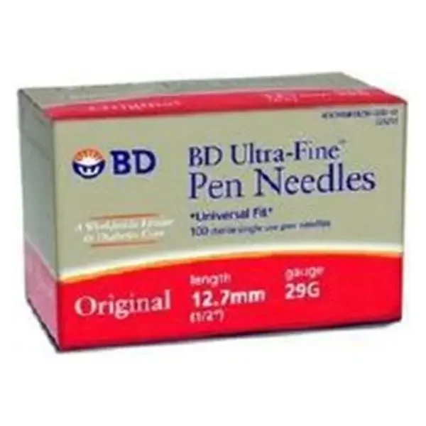 Becton-Dickinson Labware Needle 29Gx1/2″ Ultra-Fine Insulin Pen Conventional 100/Bx, 12 Bx/Ca – 328203