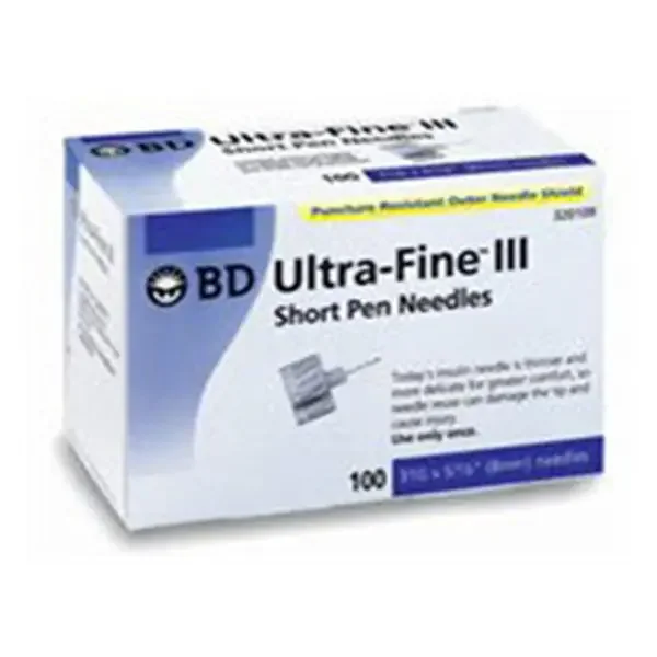 Becton-Dickinson Needle 31Gx1/3″ Ultra-Fine Iii Insulin Pen Conventional 12Bx/Case – 320109