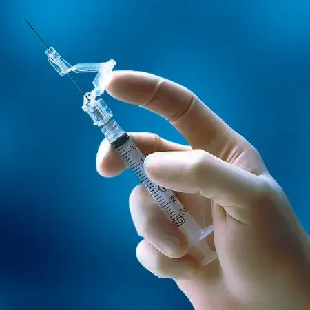 Becton Dickinson SafetyGlide Syringe with Hypodermic Needle 3 mL 21 Gauge 1-1/2 Inch Detachable Needle Safety Slide Needle – 305909