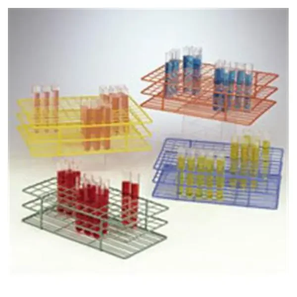 Bel-Art Products Poxygrid Test Tube Rack 15-16Mm 108 Place Orange Ea – F187590003