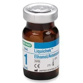 Bio-Rad Laboratories Liquichek Assayed Control Ethanol / Ammonia Level 1 6 X 3 mL – 544