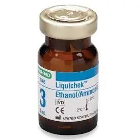 Bio-Rad Laboratories Liquichek Assayed Control Ethanol / Ammonia Level 3 6 X 3 mL – 546