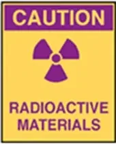 Biodex Medical Systems Caution Sign Caution Radioactive Materials – 024-999