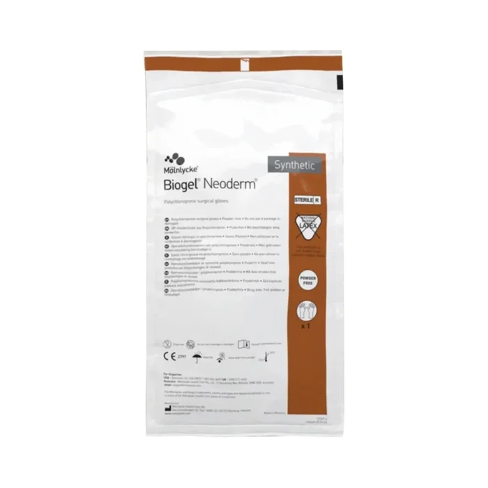 Biogel® NeoDerm® Polychloroprene Surgical Glove, Size 8, Light Brown