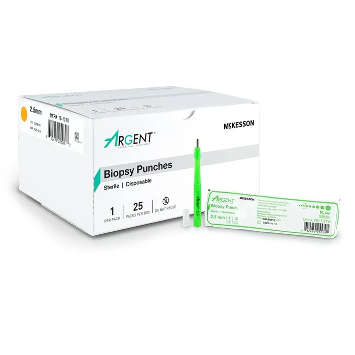 Biopsy Punch McKesson Argent™ Dermal 2.5 mm