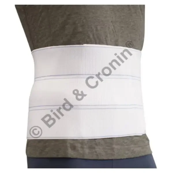 Bird & Cronin Binder Comfor Abdominal Elastic Four Panel White Size 12″ Unisize Ea – 8144720