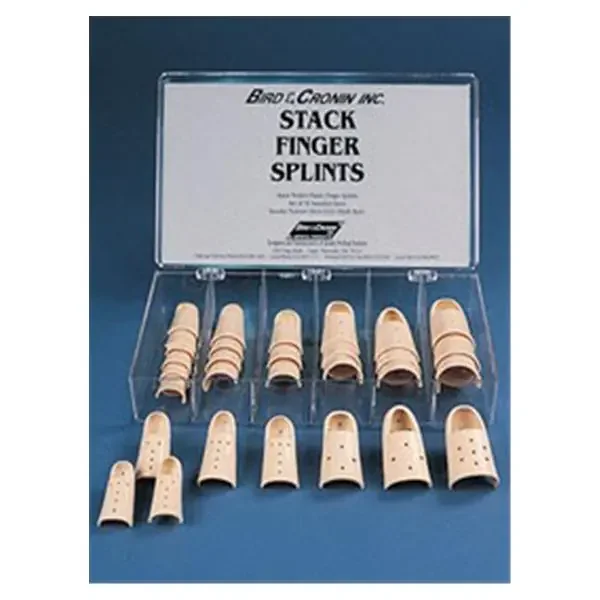 Bird & Cronin Splint Stack Assorted Kit Finger Plastic Flesh Universal Ea – 8142226