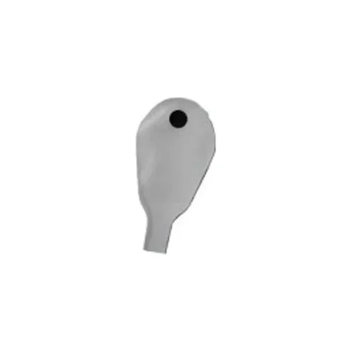 Black Rubber Pouch, Mod Convex, 1 1/4″, Left.
