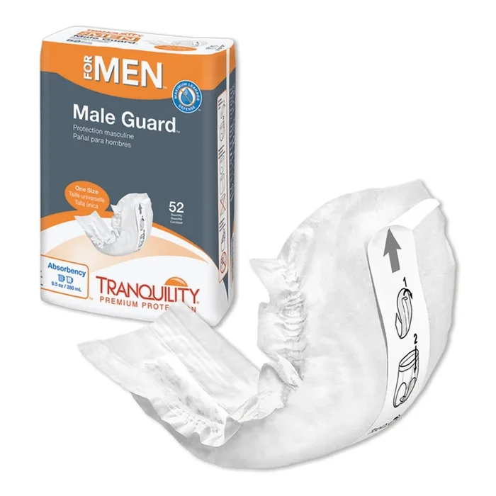 Bladder Control Pad Male Guard Heavy Absorbency Super Absorbent Core One Size Fits Most
