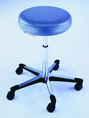Blickman Blickman Built Exam Stool Backless Supra-Pneumatic Lift Adjustment 5 Casters Black – 1041210025