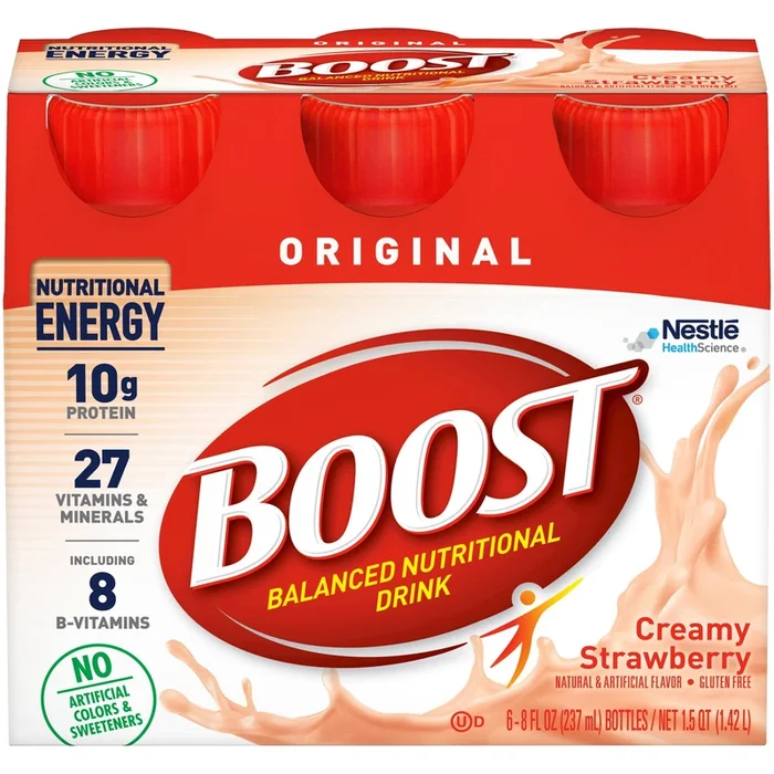 Boost® Original Strawberry Balanced Nutritional Drink, 8 oz. Bottle