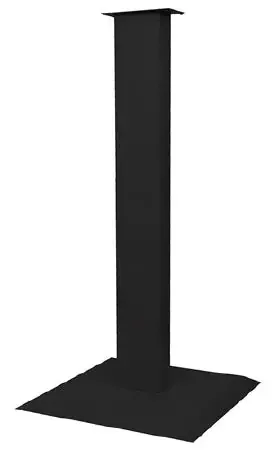 Bowman Manufacturing Dispenser Floor Stand 18 X 18 X 36.06 Inch, Black, Powder-Coated Steel – KS010-0420