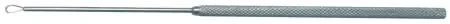 BR Surgical BR Surgical Ear Curette Billeau 6-1/4 Inch Length Single-ended Round Knurled Handle Size 2, 3.5 mm Tip Straight Sharp Teardrop Wire Loop Tip – BR44-18002