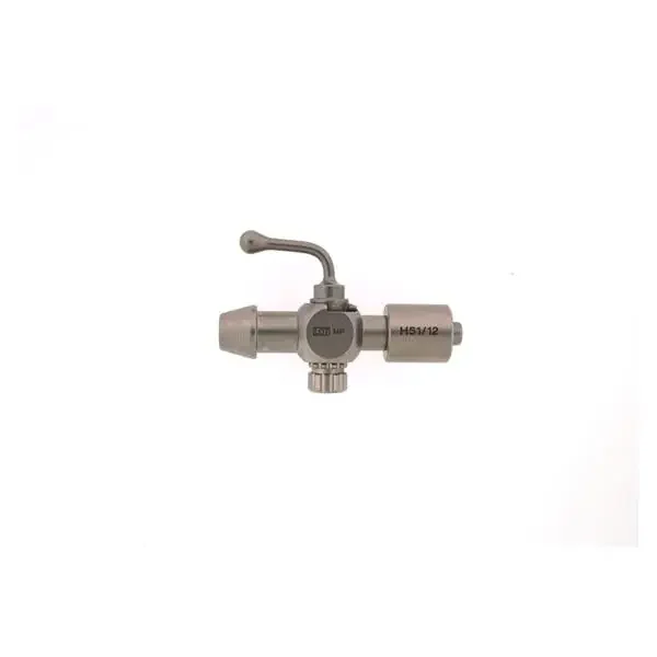 BR Surgical, Stopcock 2-Way Stainless Steel Male Luer Lock Connector Each – BR50-13200