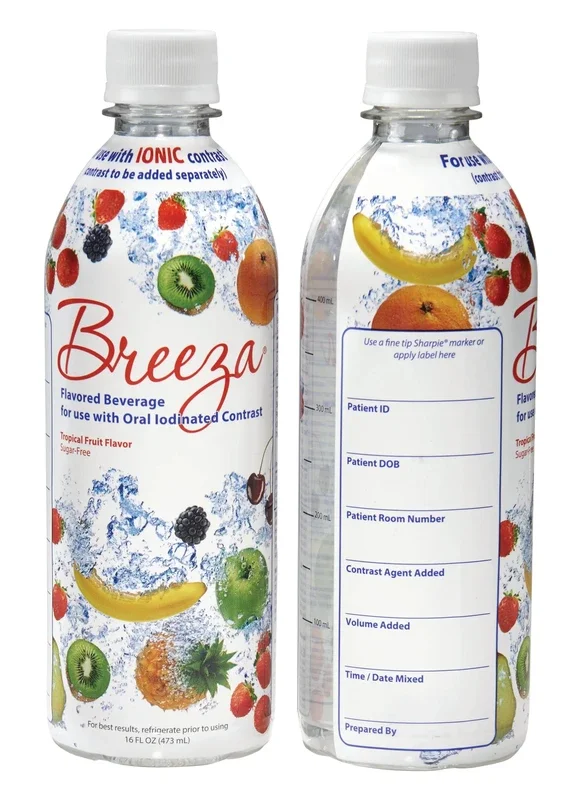 Breeza® Tropical Flavor Beverage for use with Oral Iodinated Contrast 220