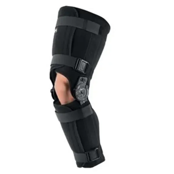 Breg. Brace Post-Op Quick-Fit Long Knee Foam Black Size Medium Ea – 153