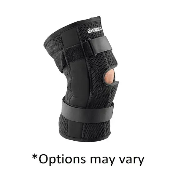 Breg. Brace Support Economy Knee Neoprene Black Size Large Ea – 11214