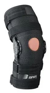 Breg RoadRunner Knee Brace 2X-Large Wraparound / Hook and Loop Straps 27 to 30 Inch Circumference Left or Right Knee – 14156