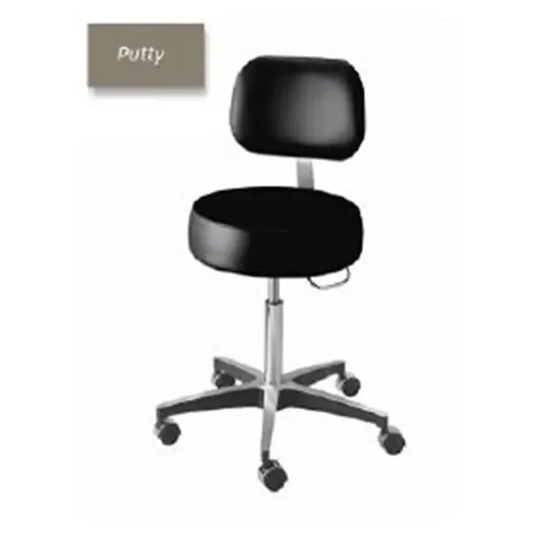 Brewer Company Stool Exam Century Series Putty Casters Adjustable Backrest 5 Leg Ea – 11001BFR-US403
