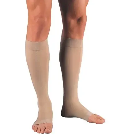 BSN Medical Jobst Compression Stockings JOBST Knee High Large Beige Open Toe – 114627