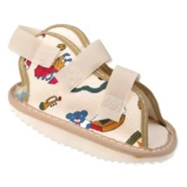 BSN Medical Shoe Cast Fla Canvas Pediatric Print Rocker Sole A 5.5″/Sole B 3″ Ea – 43-101107