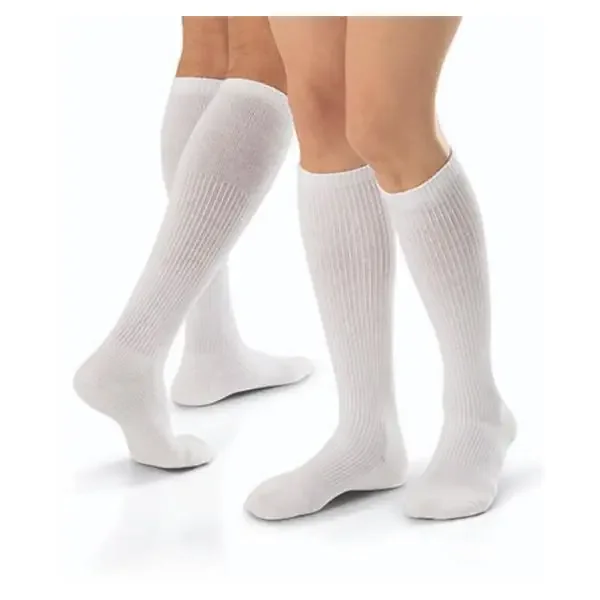 BSN Medical Socks Compression Diabetic Jobst Sensifoot Knee High Closed Toe Sm Unsx Wht 1/Pr – 110831