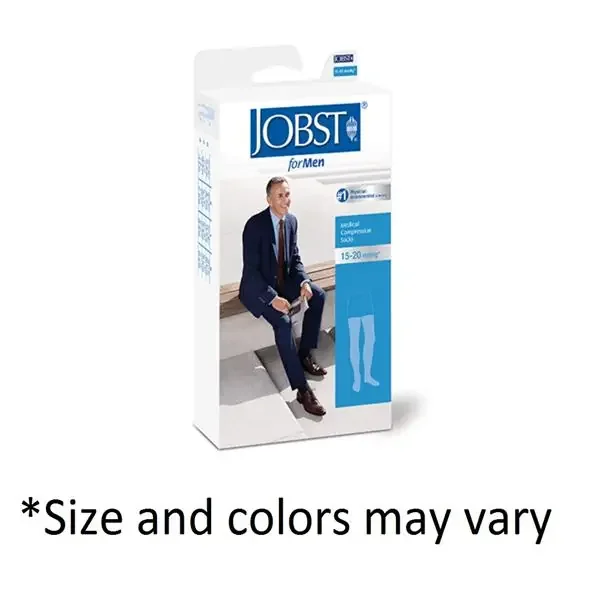 BSN Medical Socks Compression Jobst Formen Thigh High Closed Toe Medium Black Ea – 115409