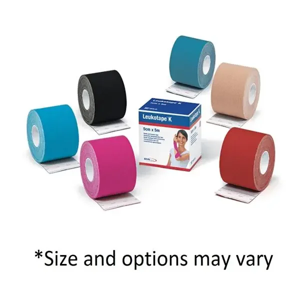 BSN Medical Tape Athletic Leukotape K Rayon 2X5.4Yds Red 5/Pk – 7297816