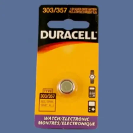 Bulbtronics Duracell Silver Oxide Battery 303/357 Cell 1.5V Disposable 1 Pack – 2786