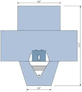 C-Core Medical Urological Drape Lithotomy T-Drape with Pouch 63 W X 35 W X 115 L Inch Sterile – 19134