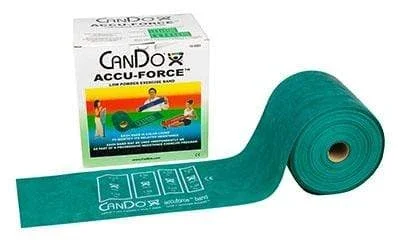 CanDo AccuForce Exercise Band – 50 yard roll – Green – medium
