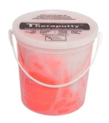 CanDo Antimicrobial Theraputty Exercise Material – 5 lb – Red – Soft