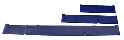 CanDo Band Exercise Loop – 3 piece set (10″,15″,30″), blue – heavy