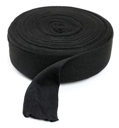 CanDo Black Polyester Stockinette – 3″ x 25 yard