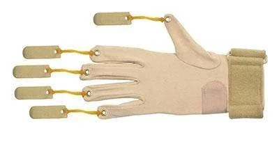 CanDo Deluxe with Thumb Finger Flexion Glove, S/M Right
