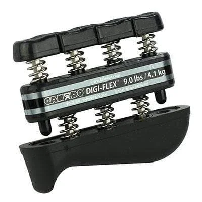 CanDo Digi-Flex hand exerciser – Black, x-heavy – Finger (9.0 lb) / hand (31.0 lb)
