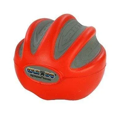 CanDo Digi-Squeeze hand exerciser – Medium – Red, light