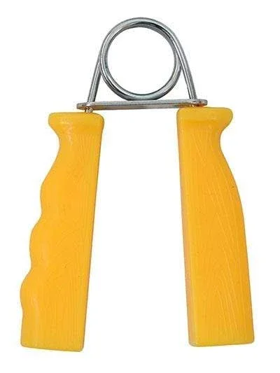 CanDo Ergonomic Hand Grip, Pair – Yellow, x-light – 3 lb