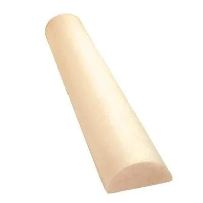 CanDo Foam Roller – Antimicrobial – Beige PE foam – 6″ x 36″ – Half-Round