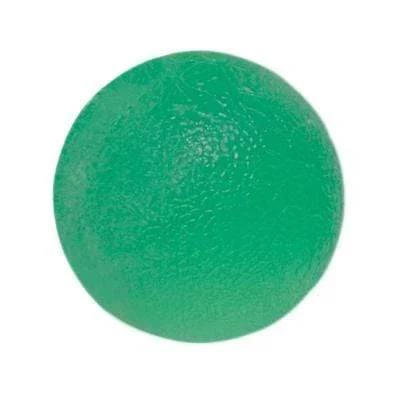 CanDo Gel Squeeze Ball – Standard Circular – Green – Medium