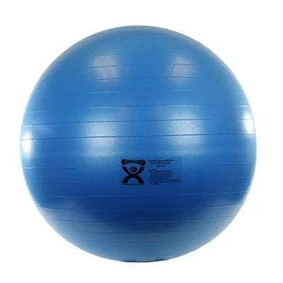 CanDo Inflatable Exercise Ball – ABS Extra Thick – Blue – 34″ (85 cm)