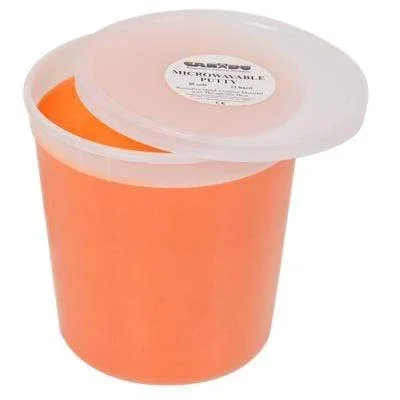 CanDo Microwavable Theraputty Exercise Material – 5 lb – Orange – Soft