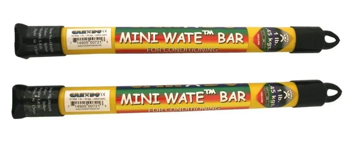 CanDo Mini WaTE Bar, Tan, 1 lb., Pair