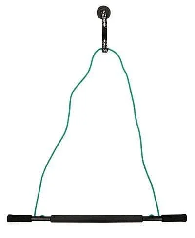 CanDo over door exercise bar and tubing, Green – medium